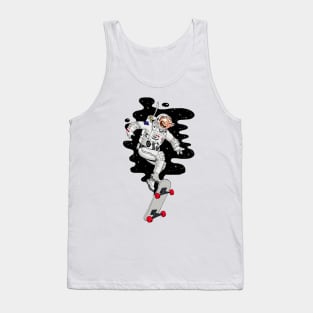 Puro Codiciado Loco Astronauta en Patineta Tank Top